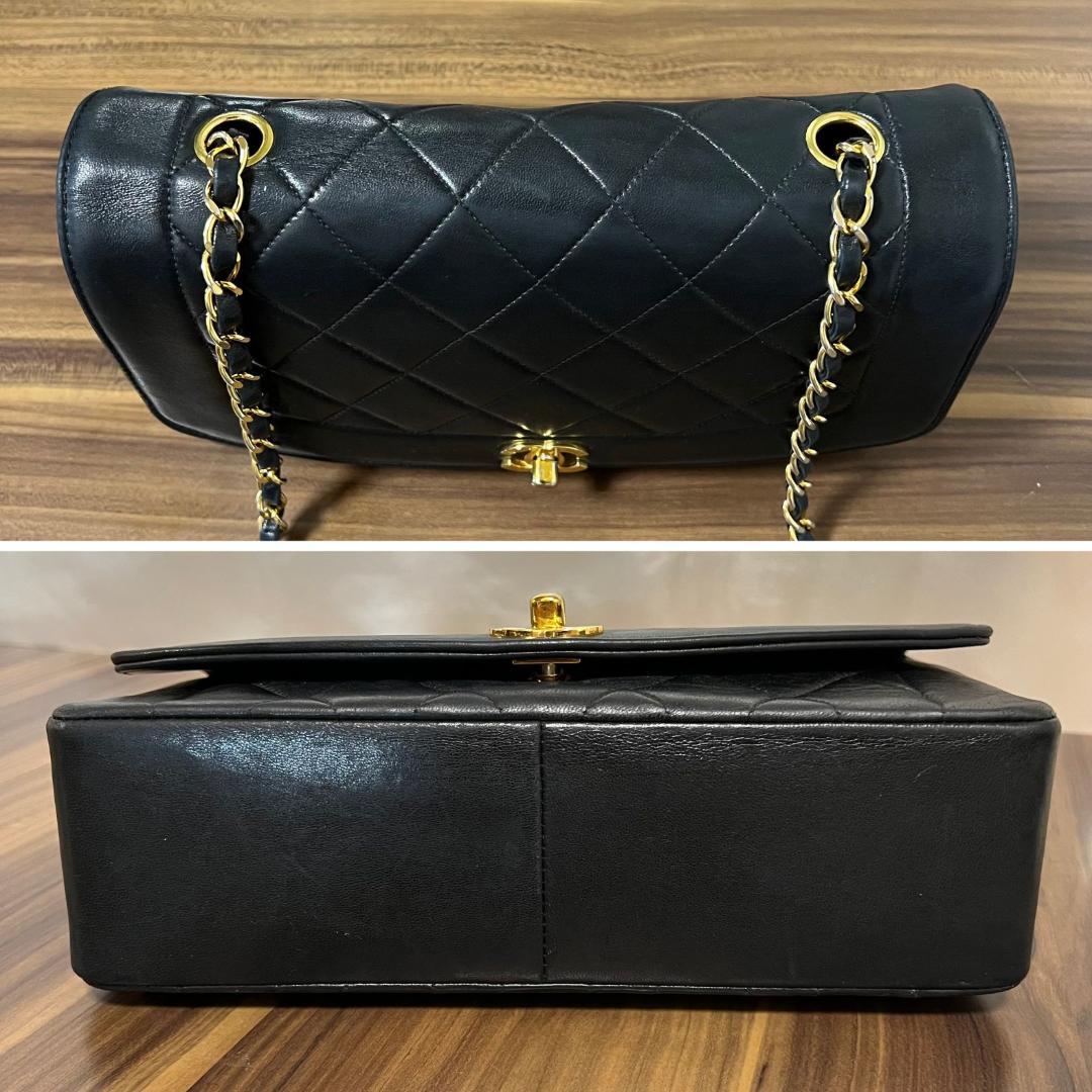 CHANEL Diana Flap Matelasse 25 Lambskin Shoulder Bag