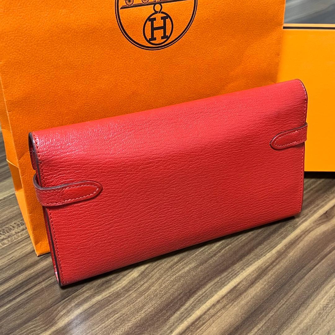 HERMES エルメス 財布 ケリーウォレット ゴールド金具 X刻印 – ELLE VOLAGE