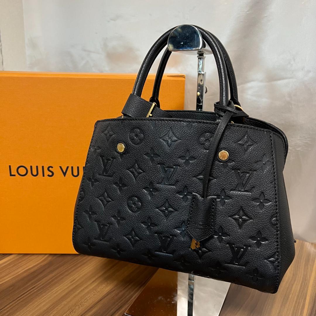 Louis Vuitton ルイヴィトン ハンドバッグ モンテーニュBB ブラック