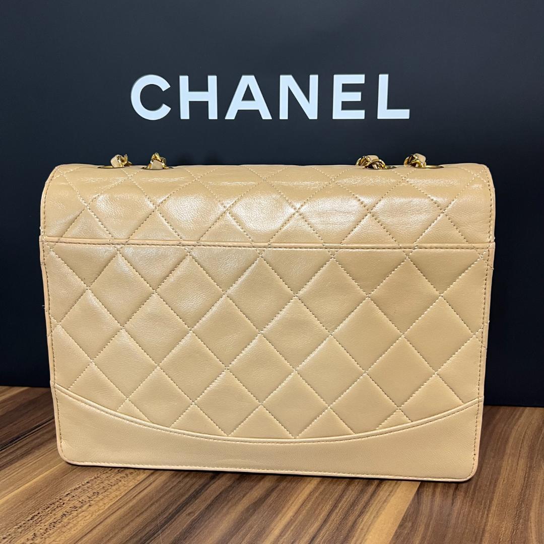 CHANEL シャネル 2.55金具 ダブルチェーン マトラッセ  ラムスキン ショルダーバッグ