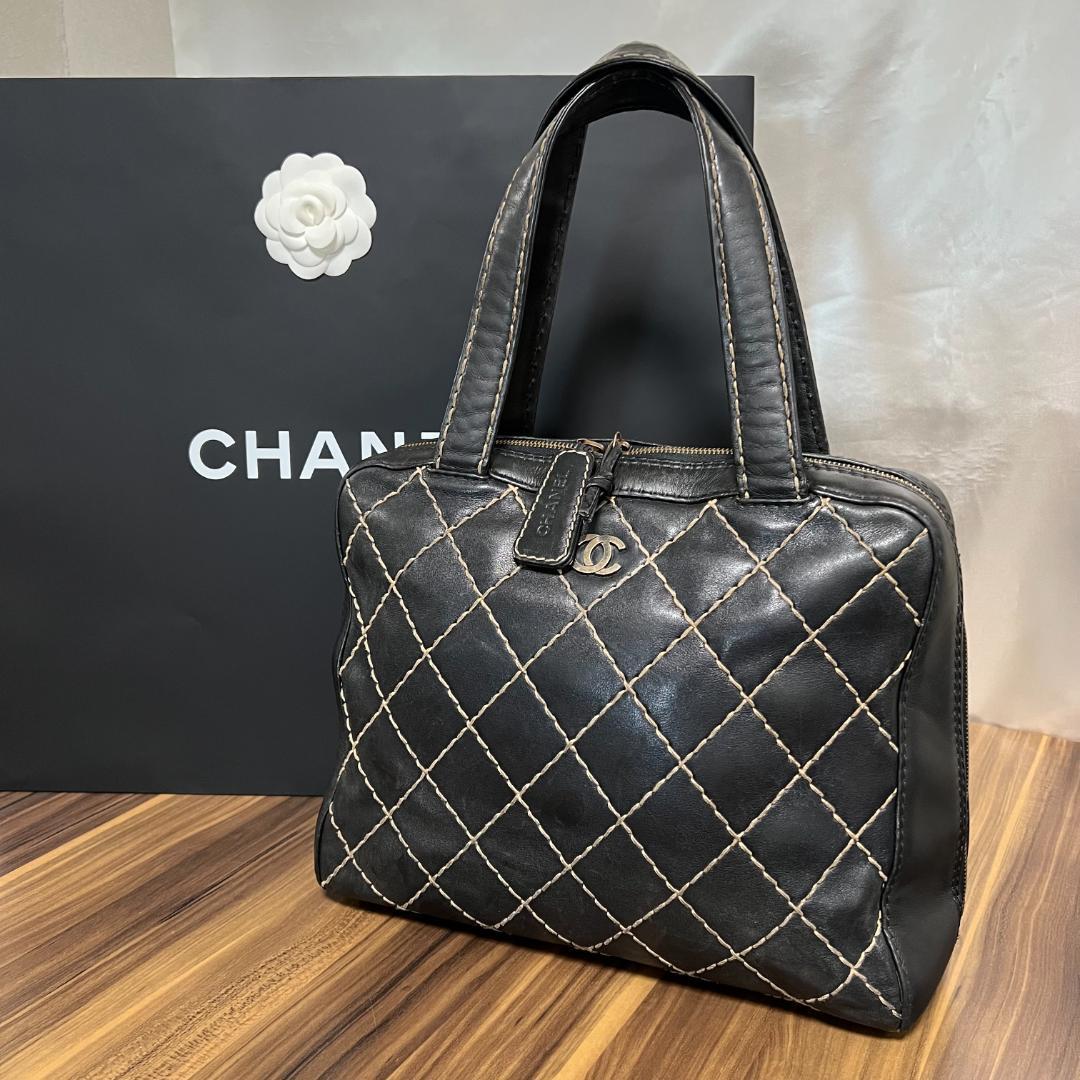 CHANEL シャネル バッグ ワイルドステッチ シールあり 6番台　1