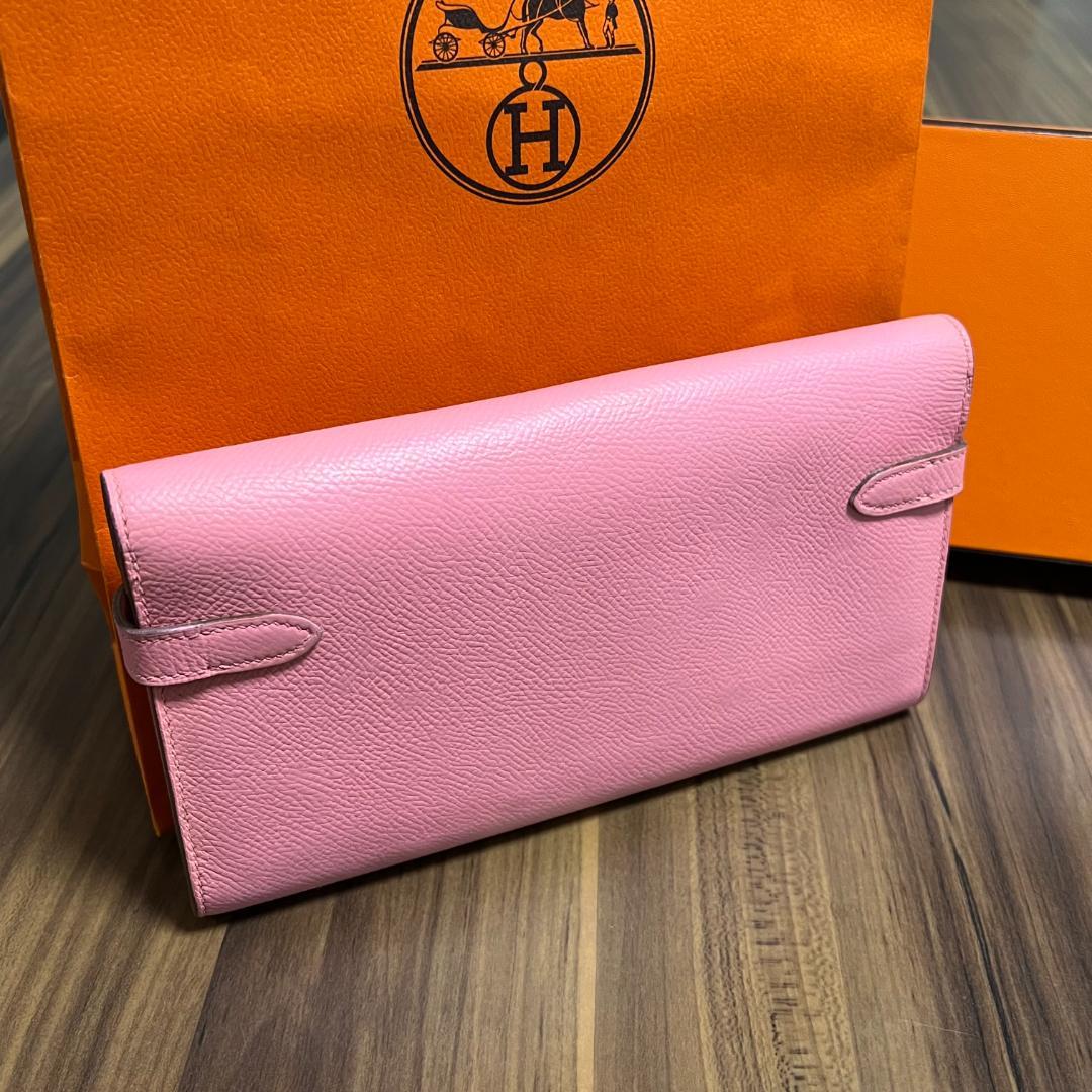 HERMES エルメス 財布 ケリーウォレット ゴールド金具 X刻印