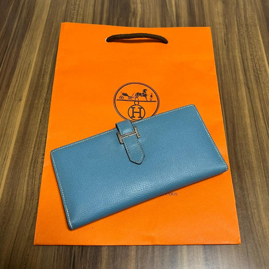 HERMES エルメス 財布 ベアン スフレ シルバー金具