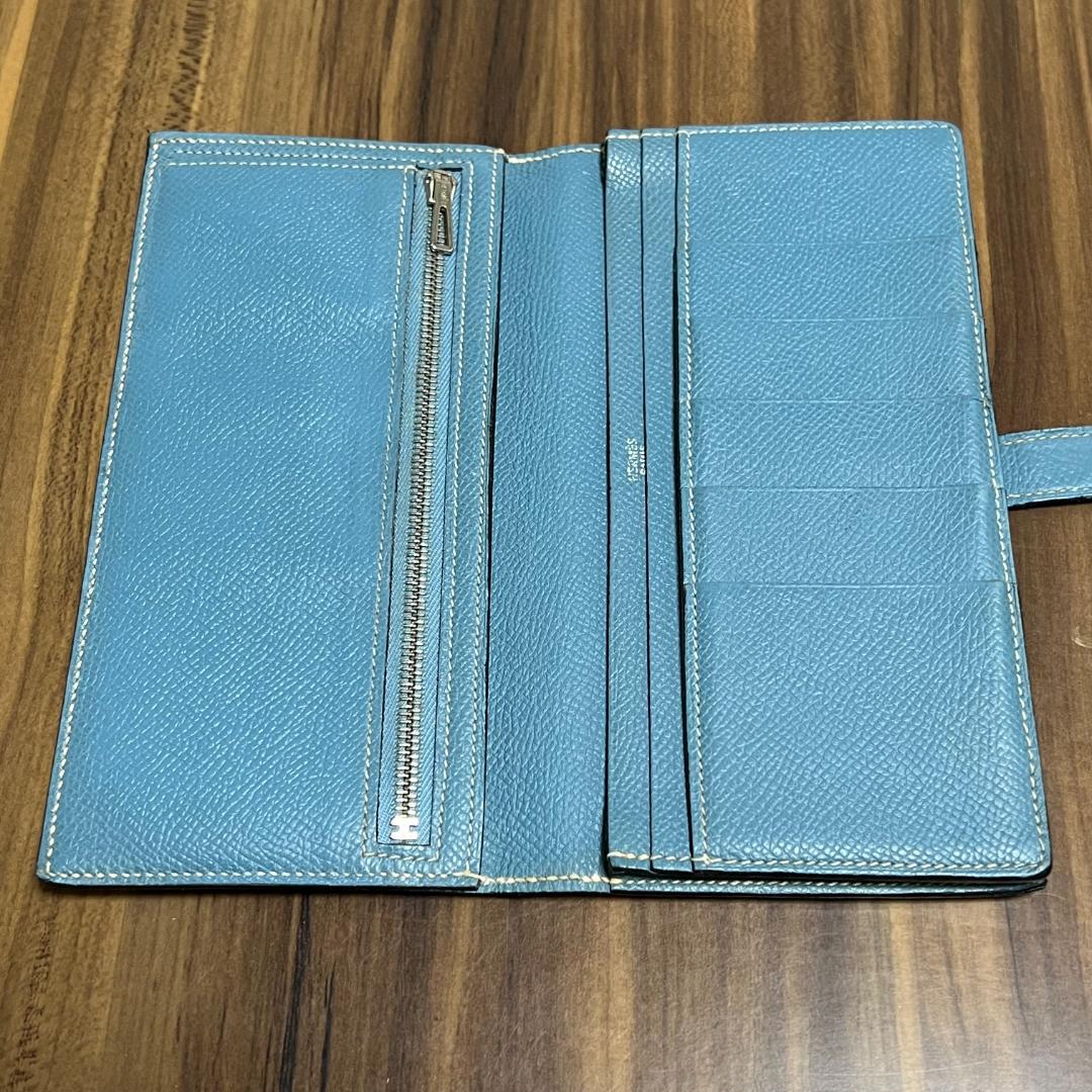 HERMES エルメス 財布 ベアン スフレ シルバー金具