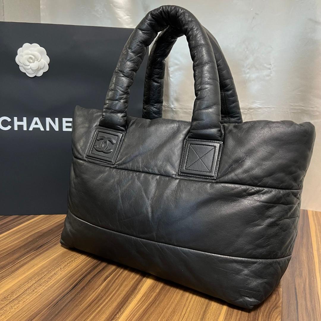 CHANEL バッグ コココクーン GM ラムスキン オールレザー