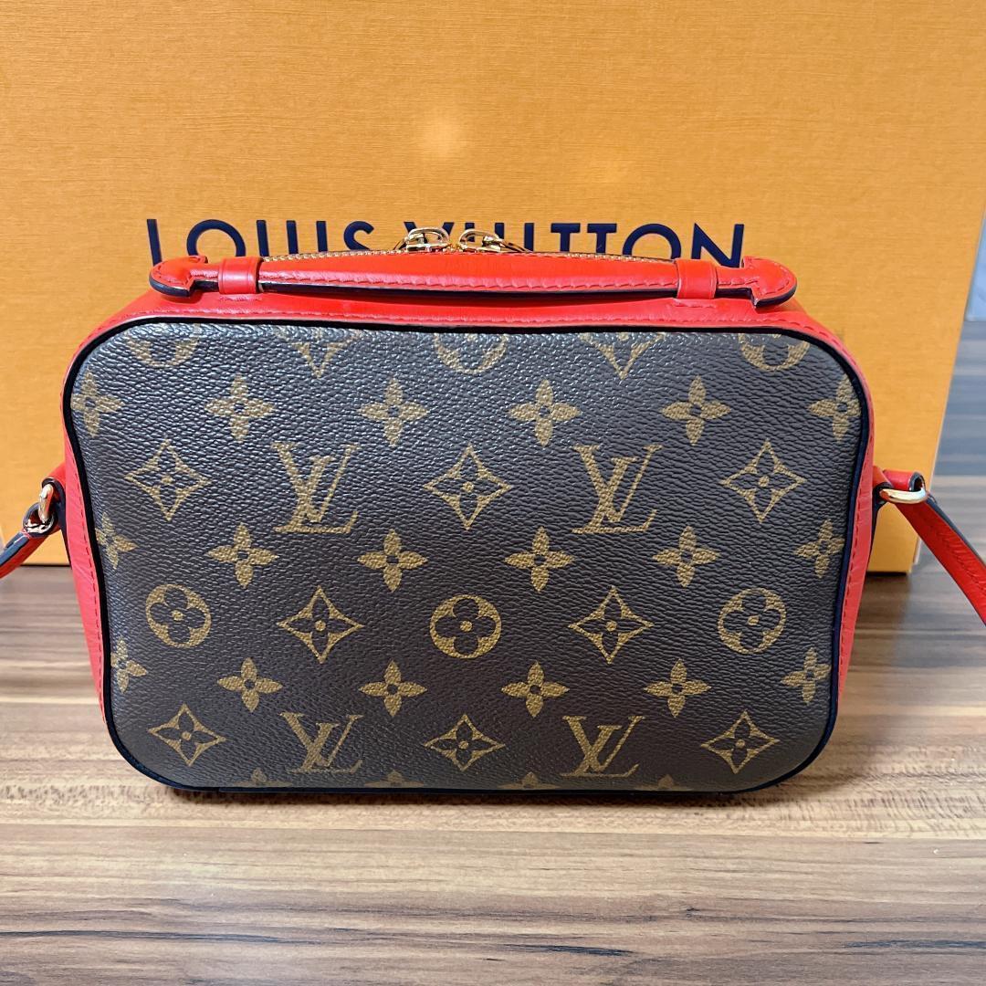 Louis Vuitton ルイヴィトン ショルダー バッグ サントンジュ レッド M43556