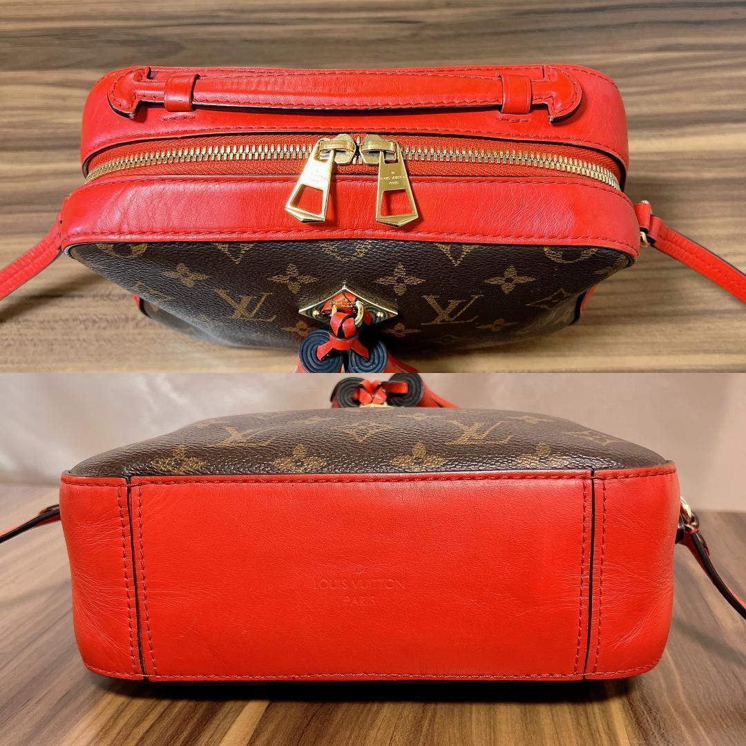 Louis Vuitton ルイヴィトン ショルダー バッグ サントンジュ レッド M43556