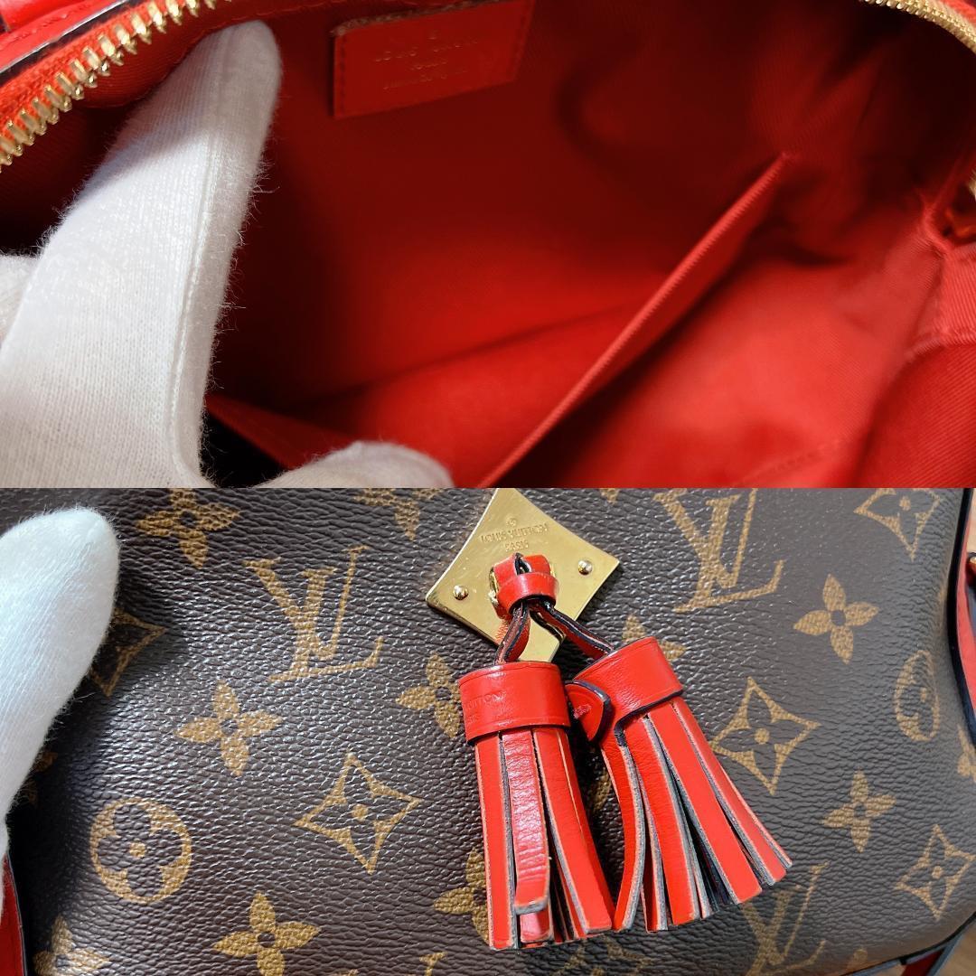 Louis Vuitton ルイヴィトン ショルダー バッグ サントンジュ レッド M43556