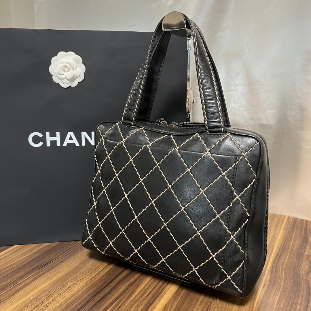 CHANEL シャネル バッグ ワイルドステッチ シールあり 6番台　2