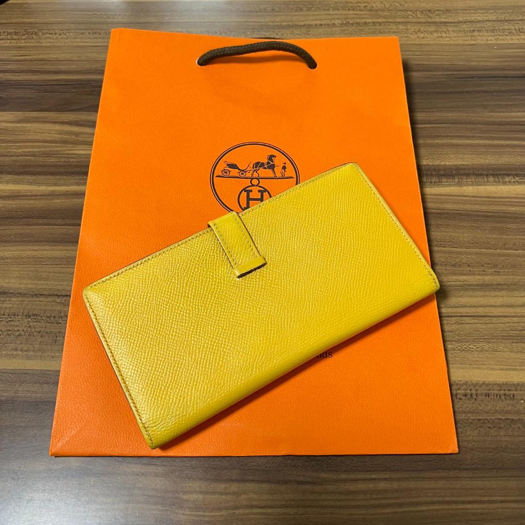 HERMES エルメス 財布 ベアン スフレ ゴールド金具