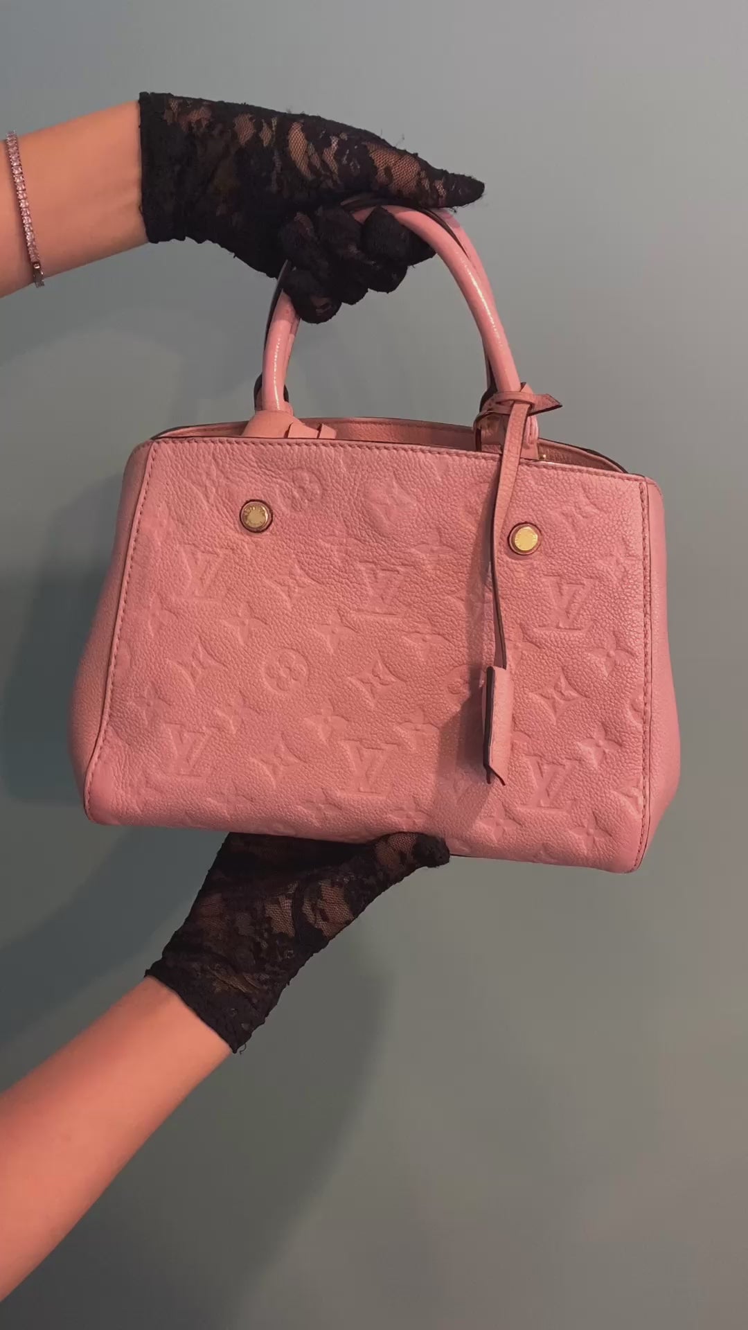 Louis Vuitton ルイヴィトン ハンドバッグ モンテーニュBB ピンク